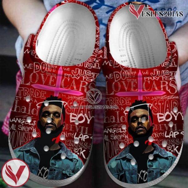 The Weeknd Music Singer Crocband Crocs Clogs Shoes Comfortable For Men Women - Vesles2014S