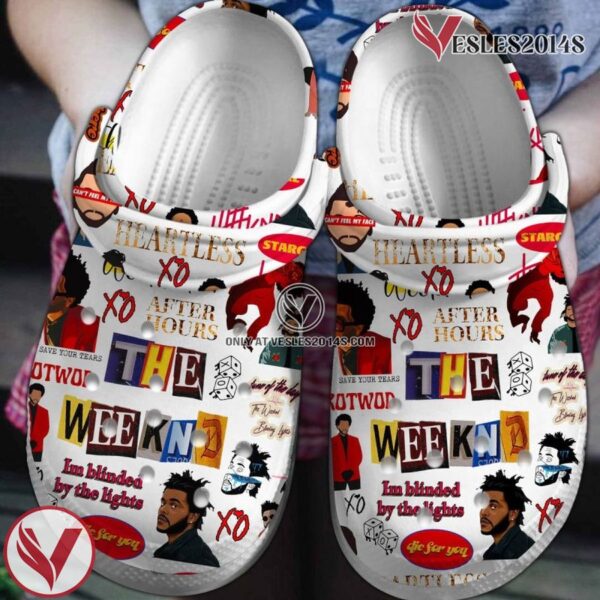 The Weeknd Music Singer Crocs Crocband Clogs Shoes Comfortable For Men Women - Vesles2014S