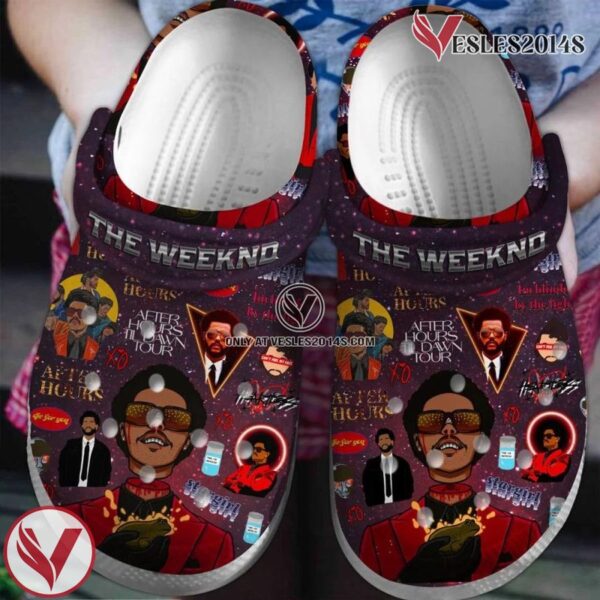 The Weeknd Singer Music Crocs Crocband Clogs Shoes Comfortable For Men Women - Vesles2014S