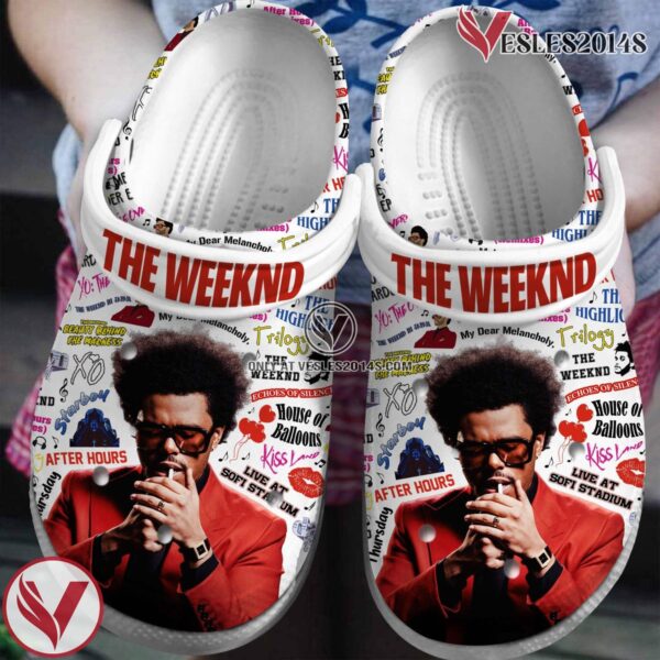 The Weeknd Singer Music Crocs Crocband Clogs Shoes, Unique Gifts For Fans Style 5 - Vesles2014S