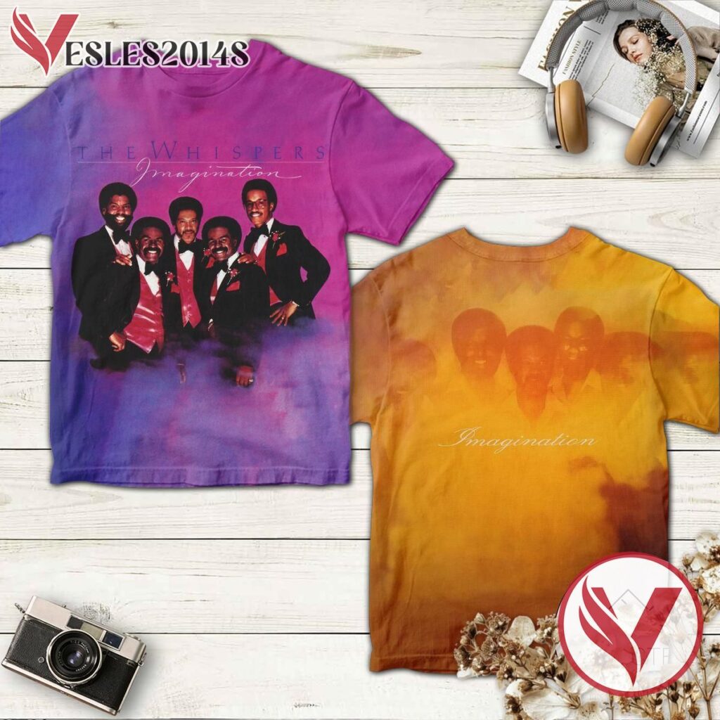 T-shirt The Whispers Autographié - Homme Taille XL - Blanc - Port & Company