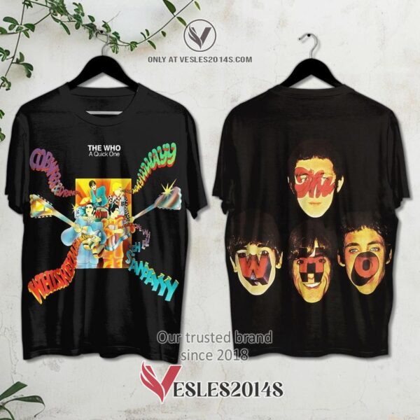 The Who-A Quick One Album 3D Shirt, Unique Gifts For Music Lovers - Vesles2014S