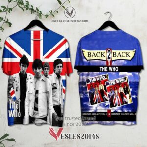 The Who-Back for Back Album 3D Shirt, Unique Gifts For Music Lovers - Vesles2014S