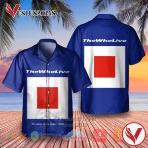 The Who Blues to the Bush Album Hawaiian Shirt, Best Gift For Music Lovers Vesles2014S