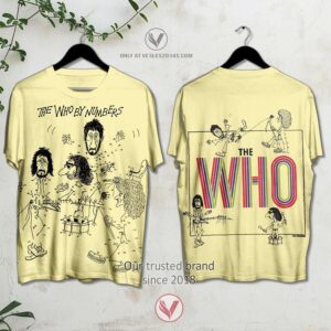 The Who By Numbers, Album 3D Shirt – LIMITED EDITION