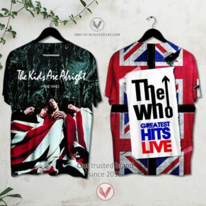 The Who Greatest Hits Live Album 3D Shirt, Unique Gifts For Music Lovers - Vesles2014S