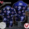 The Who Hawaiian Graphic Print Short Sleeve Hawaiian Casual Shirt Vesles2014S
