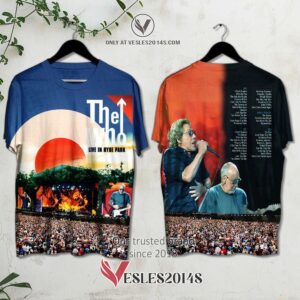 The Who Live In Hyde Park Album 3D Shirt, Unique Gifts For Music Lovers - Vesles2014S