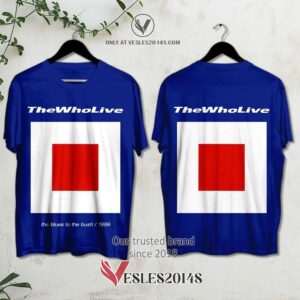 The Who Live The Blues to the Bush-1999 Album 3D Shirt, Unique Gifts For Music Lovers - Vesles2014S
