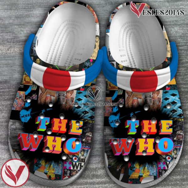 The Who Music Crocs Crocband Clogs Shoes, Unique Gifts For Fans Style 1 - Vesles2014S 2