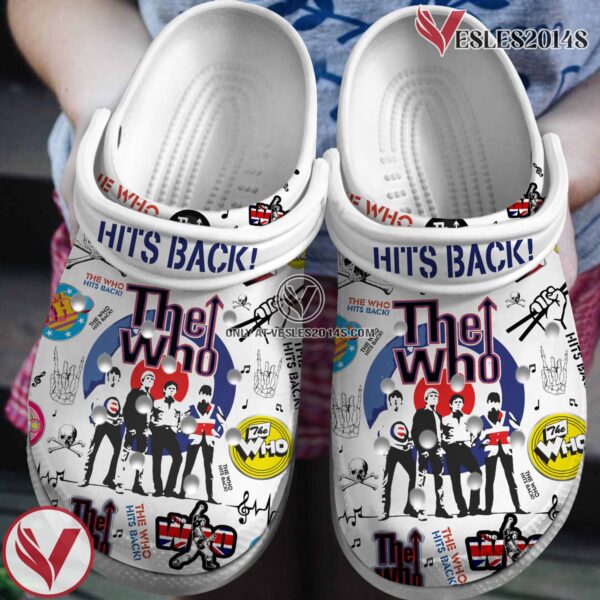 The Who Music Crocs Crocband Clogs Shoes, Unique Gifts For Fans Style 2 - Vesles2014S 2