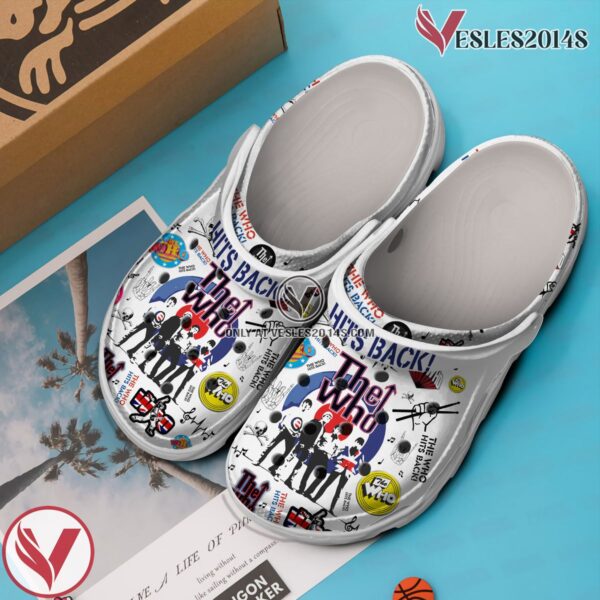 The Who Music Crocs Crocband Clogs Shoes, Unique Gifts For Fans Style 2 - Vesles2014S 3