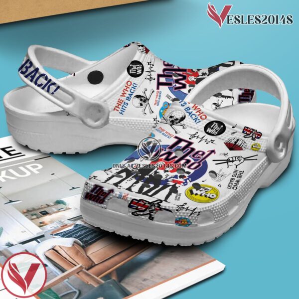 The Who Music Crocs Crocband Clogs Shoes, Unique Gifts For Fans Style 2 - Vesles2014S 4