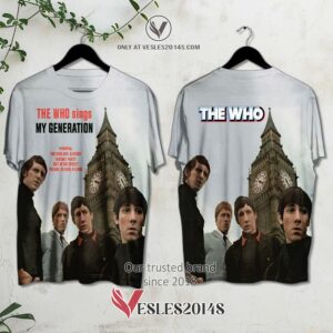 The Who Sings My Generation Album 3D Shirt, Unique Gifts For Music Lovers - Vesles2014S
