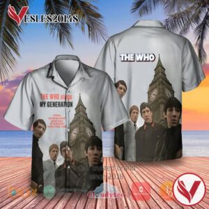The Who Sings My Generation Album Hawaiian Shirt, Best Gift For Music Lovers Vesles2014S