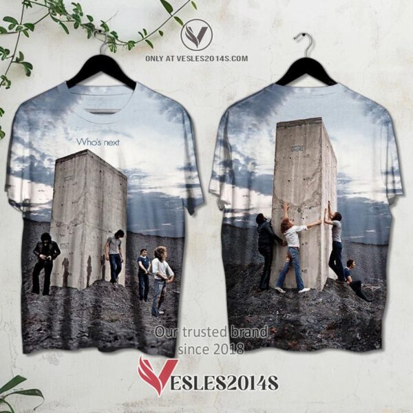 The Who Whos Next Album 3D Shirt, Unique Gifts For Music Lovers - Vesles2014S