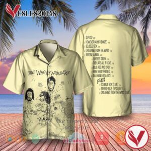The Who by Numbers Album Hawaiian Shirt, Best Gift For Music Lovers Vesles2014S