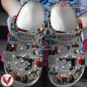 The Witcher Wild Hunt Game Crocs Crocband Clogs Shoes Comfortable For Men Women and Kids Style 1, Unique Gift From  Vesles2014S
