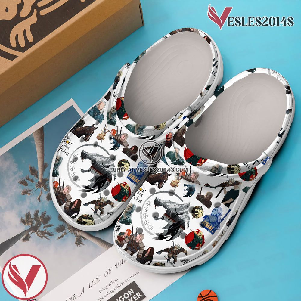 The Witcher Wild Hunt Game Crocs Crocband Clogs Shoes Comfortable For Men Women and Kids Style 2, Unique Gift From  Vesles2014S 3