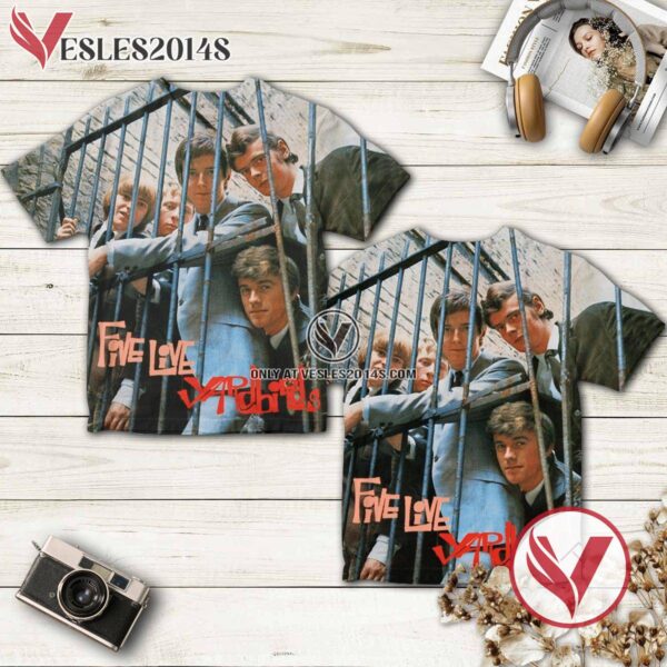 The Yardbirds Five Live Yardbirds Album Cover Shirt, Unique Gifts For Music Lovers - Vesles2014S