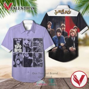 The Yardbirds For Your Love 1965 Casual Hawaiian Shirt, Best Gifts For Summer Vesles2014S 1