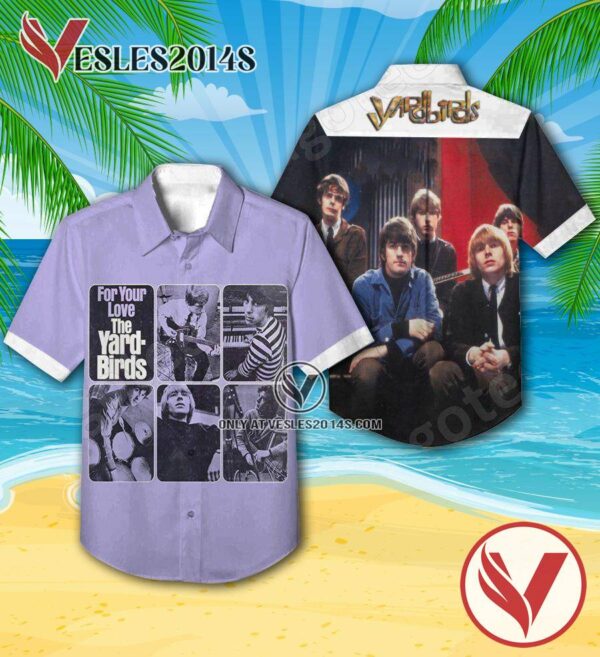 The Yardbirds For Your Love Album Cover Hawaiian Shirt, Unique Gifts For Music Lovers - Vesles2014S