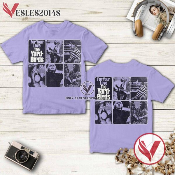 The Yardbirds For Your Love Album Cover Shirt, Unique Gifts For Music Lovers - Vesles2014S