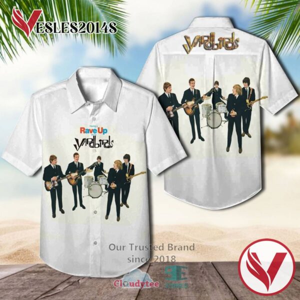 The Yardbirds Having A Rave Up With The Yardbirds 1965 Casual Hawaiian Shirt, Best Gifts For Summer Vesles2014S 1