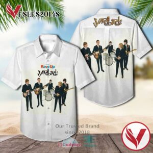 The Yardbirds Having A Rave Up With The Yardbirds 1965 Casual Hawaiian Shirt, Best Gifts For Summer Vesles2014S
