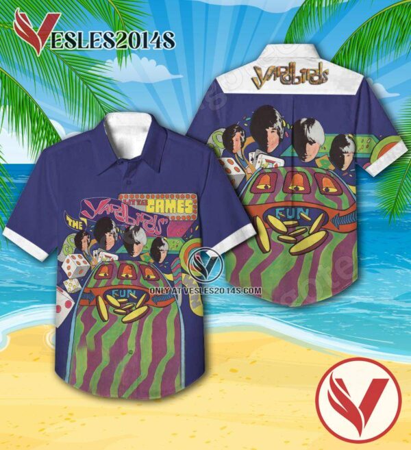 The Yardbirds Little Games Album Cover Hawaiian Shirt, Unique Gifts For Music Lovers - Vesles2014S