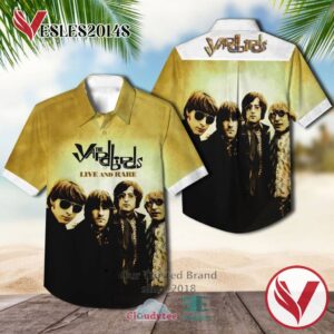 The Yardbirds Live and Rare Casual Hawaiian Shirt, Best Gifts For Summer Vesles2014S 1
