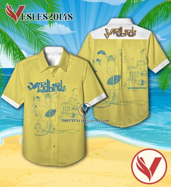 The Yardbirds Roger The Engineer Album Cover Yellow Hawaiian Shirt, Unique Gifts For Music Lovers - Vesles2014S
