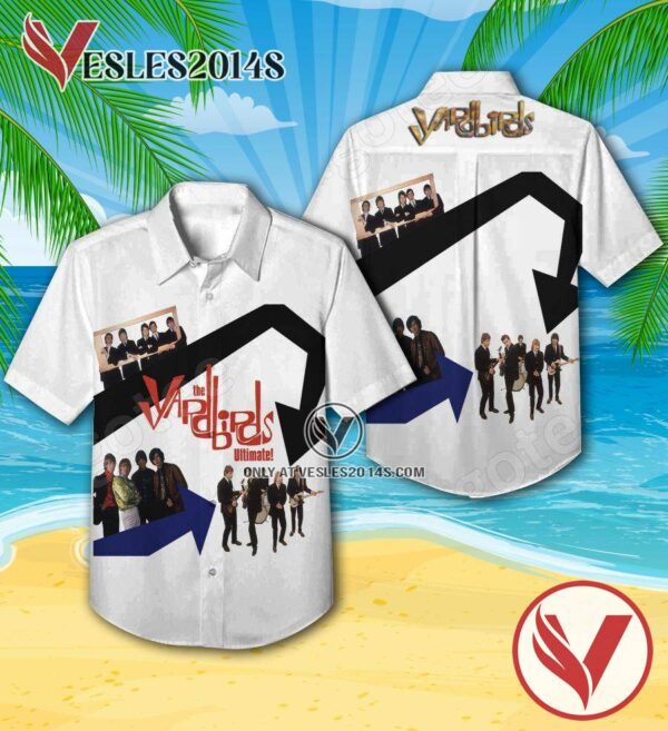 The Yardbirds Ultimate Album Cover Hawaiian Shirt, Unique Gifts For Music Lovers - Vesles2014S