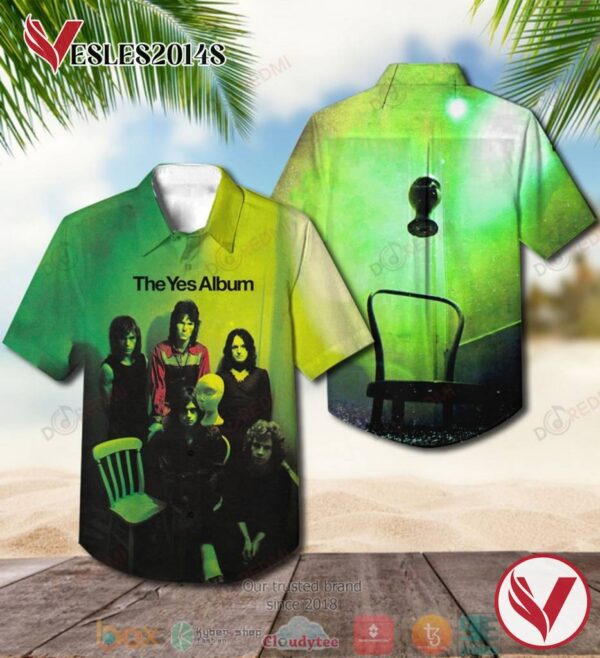 The Yes Album Green Hawaiian Shirt, Best Gift For Music Lovers Vesles2014S