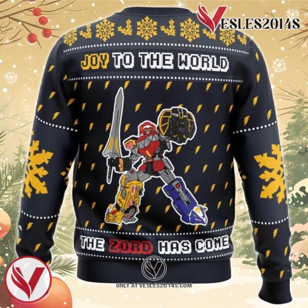 The Zord Has Come Power Rangers Ugly Christmas Sweater, Unique Christmas Gift For Fans - Vesles2014S 1