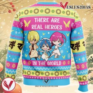 There Are Real Heroes Magi The Labyrinth of Magic Ugly Christmas Sweater, Unique Christmas Gift For Fans - Vesles2014S 1