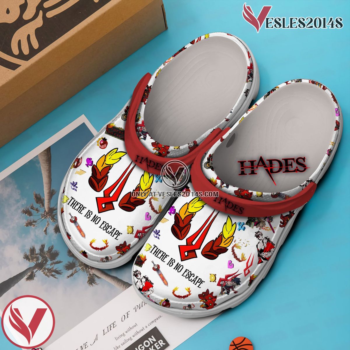 There Is No Escape Hades Game Crocs Crocband Clogs Shoes Comfortable For Men Women and Kids, Unique Gift From  Vesles2014S 3