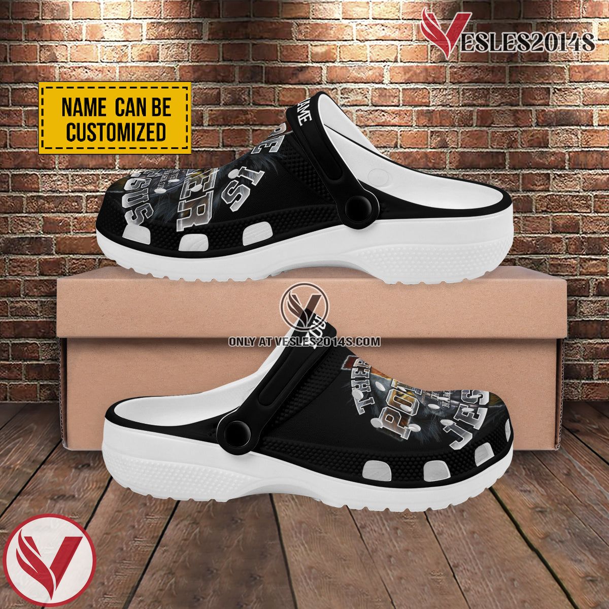 There Is Power In The Name Of Jesus Customized Crocs Crocband Clogs Shoes Comfortable For Men Women and Kids Gift For Jesus Lovers, Unique Gift From  Vesles2014S 2