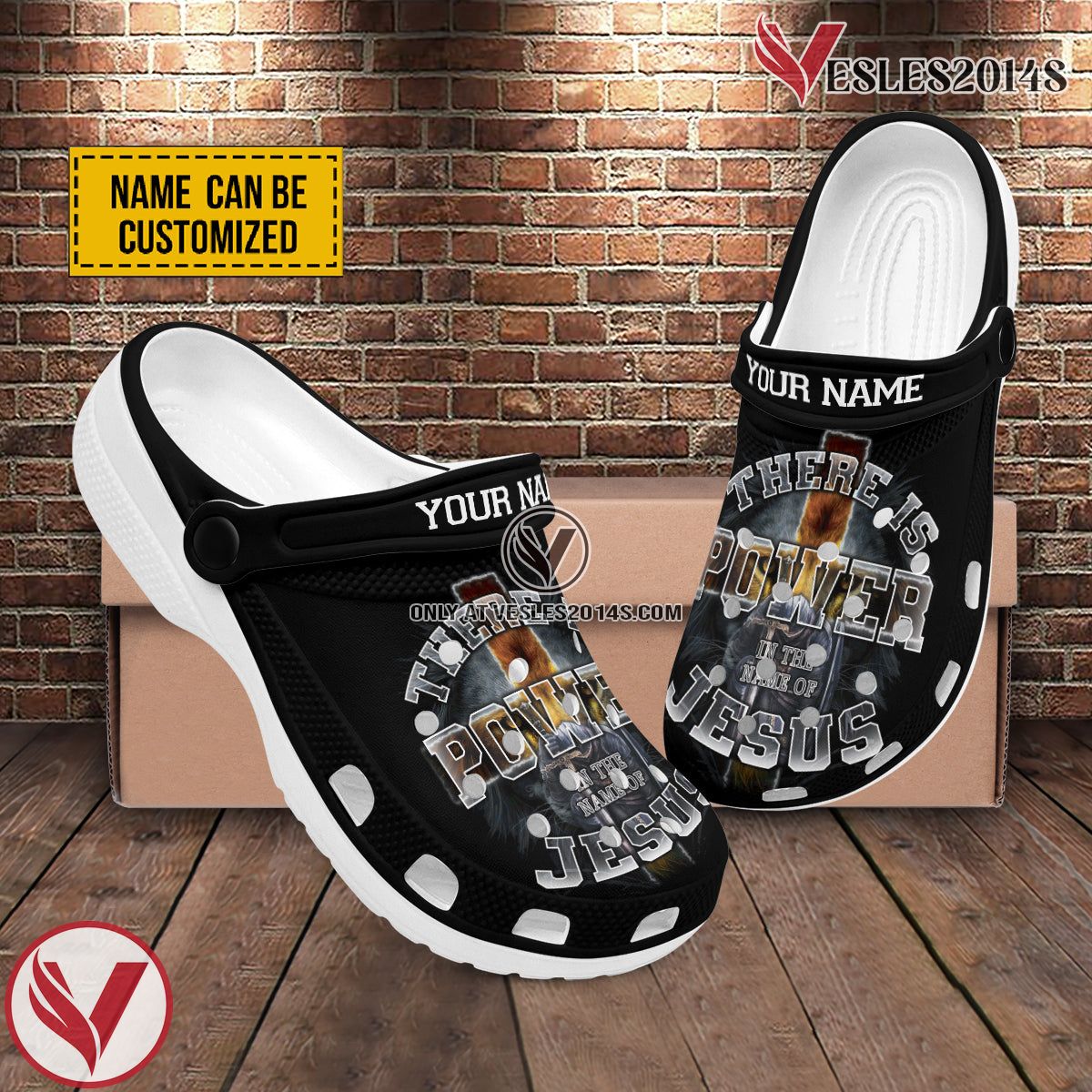 There Is Power In The Name Of Jesus Customized Crocs Crocband Clogs Shoes Comfortable For Men Women and Kids Gift For Jesus Lovers, Unique Gift From  Vesles2014S
