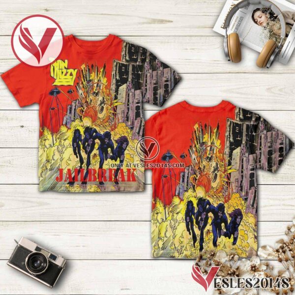 Thin Lizzy Jailbreak Studio Album Shirt, Unique Gifts For Music Lovers - Vesles2014S