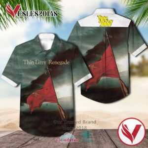 Thin Lizzy Renegade 1981 Casual Hawaiian Shirt, Best Gifts For Summer Vesles2014S 1
