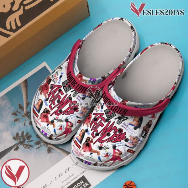 Think Later Tate McRae Music Crocs Crocband Clogs Shoes, Unique Gifts For Fans - Vesles2014S 2
