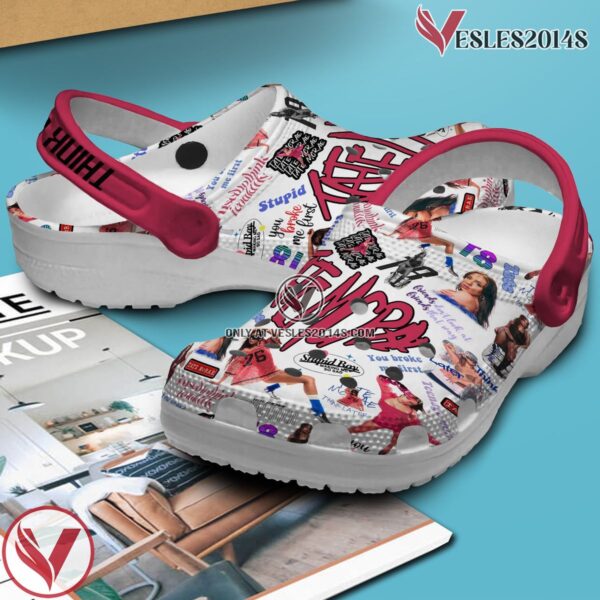 Think Later Tate McRae Music Crocs Crocband Clogs Shoes, Unique Gifts For Fans - Vesles2014S 3