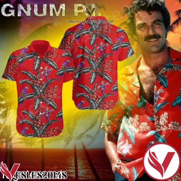 Thomas Magnum Tom Selleck In Magnum Ver 1 Summer Hawaiian Shirt And Short, Unique Gifts For Friends - Vesles2014S 1