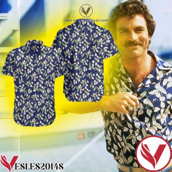 Thomas Magnum Tom Selleck In Magnum Ver 3 Summer Hawaiian Shirt And Short, Unique Gifts For Friends - Vesles2014S 1