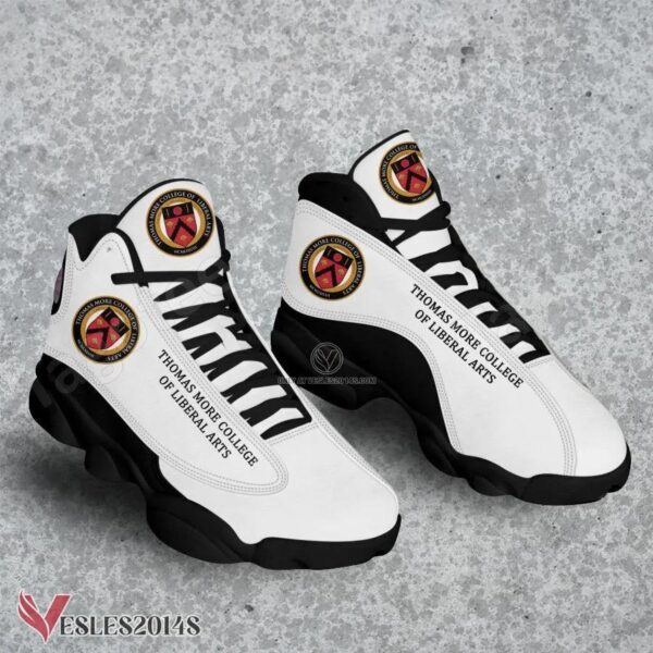 Thomas More College of Liberal Arts Logo Air Jordan 13 Shoes, Best Sneaker Gifts For Fans - Vesles2014s