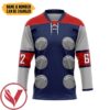Thor Hammer Customized Name & Number Ice Jersey, Trending Gifts For Fans - Vesles2014s