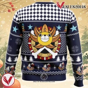 Thousand Sunny One Piece Ugly Christmas Sweater, Unique Christmas Gift For Fans - Vesles2014S 1