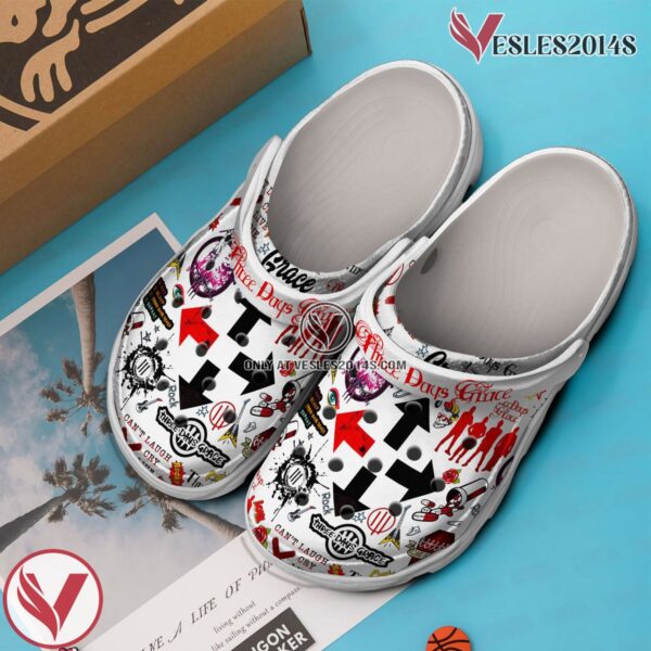Three Days Grace Music Crocs Crocband Clogs Shoes, Unique Gifts For Fans Style 1 - Vesles2014S 2