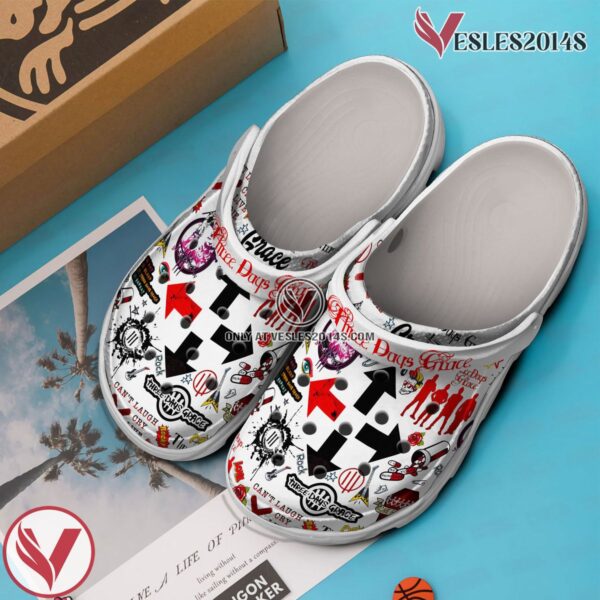 Three Days Grace Music Crocs Crocband Clogs Shoes, Unique Gifts For Fans Style 2 - Vesles2014S 2